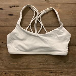 Lululemon white sports bra (size 6)